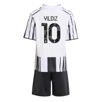 Billige Fotballdrakt Juventus Kenan Yildiz #10 Replika Hjemmedraktsett Barn 2025-26 Kortermet (med bukser)